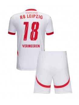 RB Leipzig Arthur Vermeeren #18 Replika Hemmakläder Barn 2024-25 Kortärmad (+ byxor)